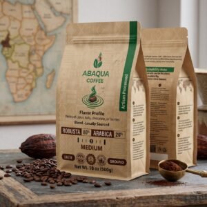 Roasted Coffee Ground, Robusta 80% and Arabica 20%. Blended 500 G